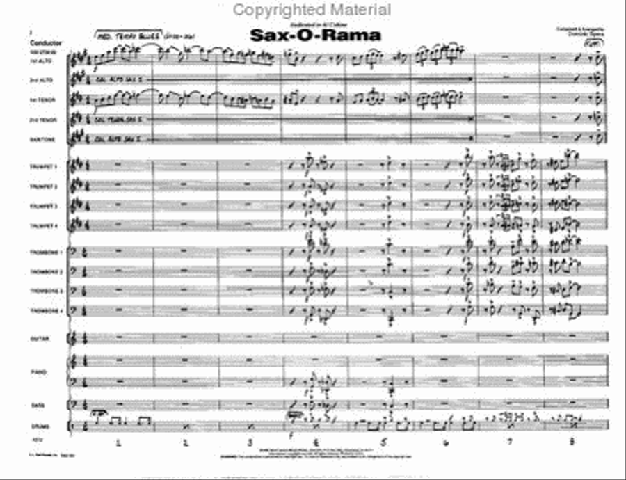Sax-O-Rama Jazz Ensemble scores gallery preview page 2