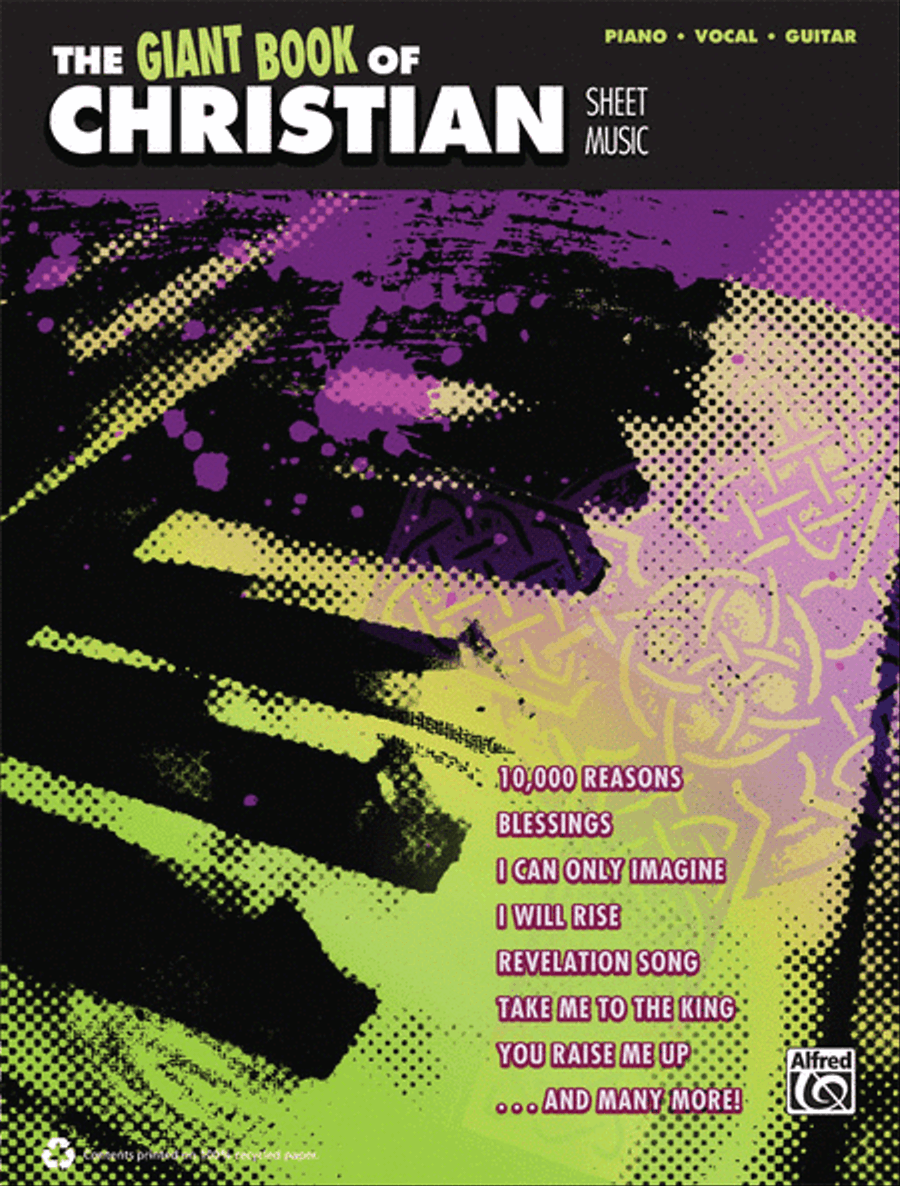 The Giant Book of Christian Sheet Music Piano, Vocal, Guitar scores gallery preview page 1