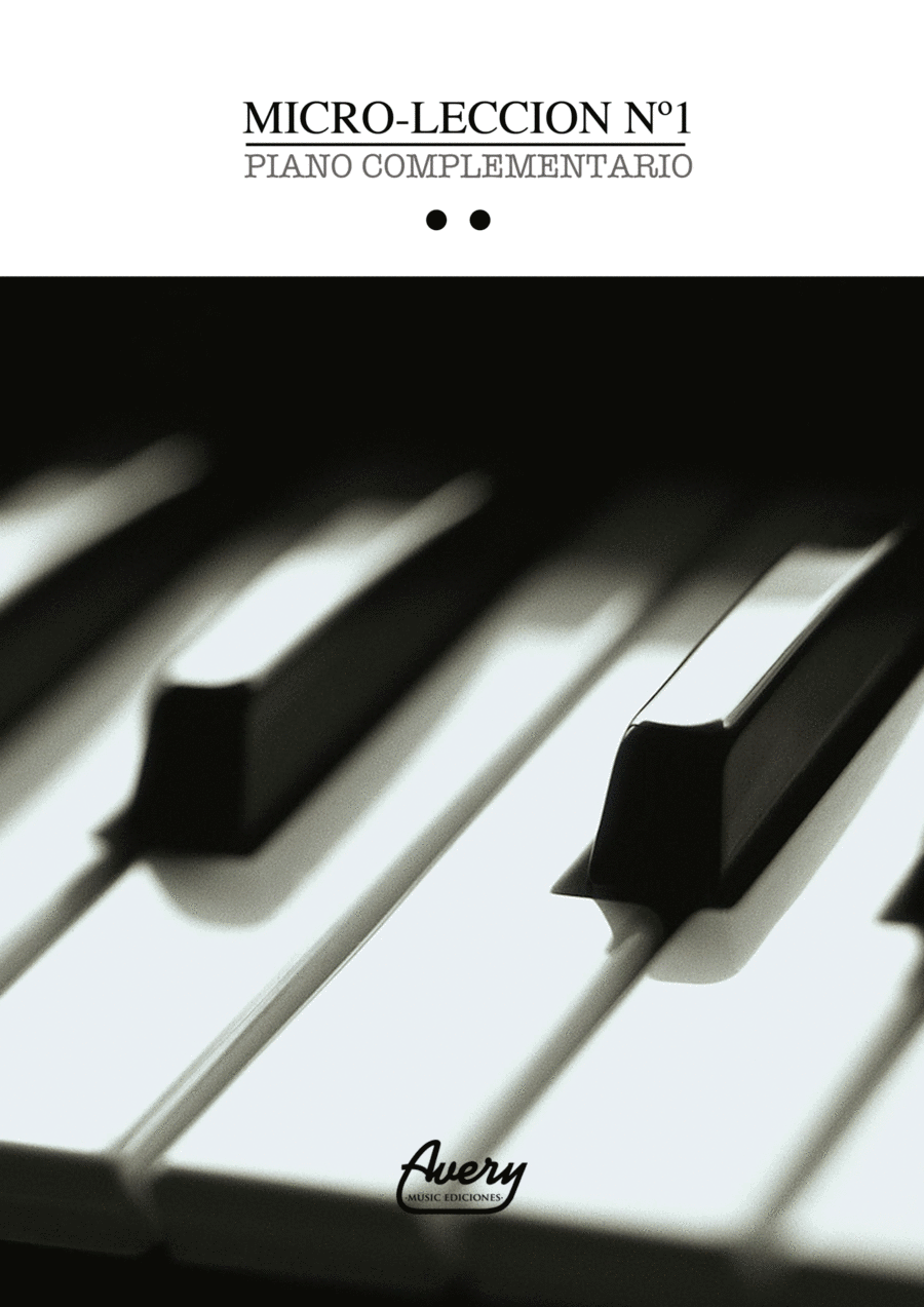 Micro-lección nº1 Piano Method scores gallery preview page 1