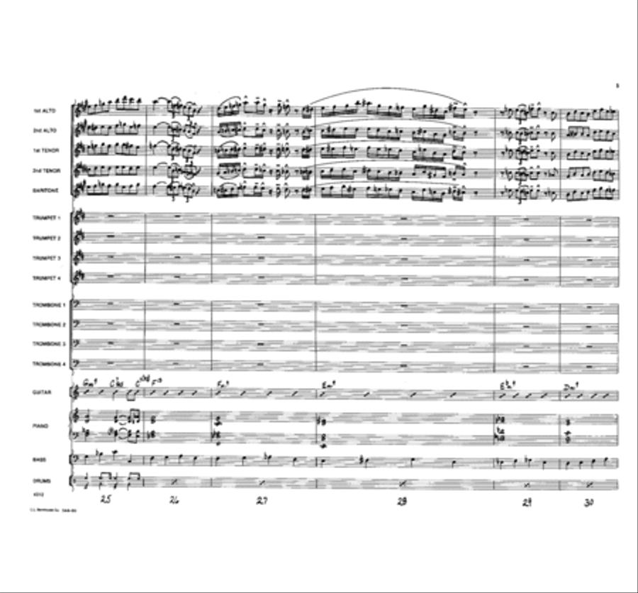 Sax-O-Rama Jazz Ensemble scores gallery preview page 5