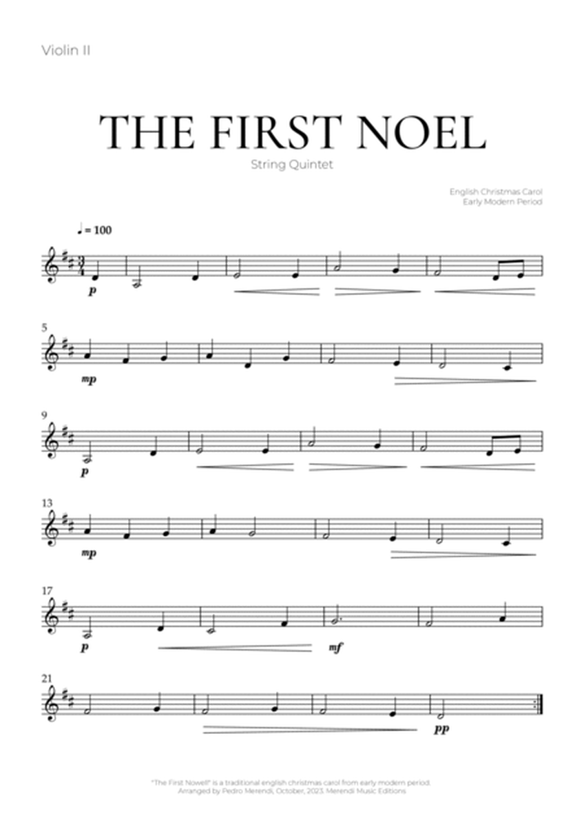 The First Noel (String Quintet) - Christmas Carol image number null