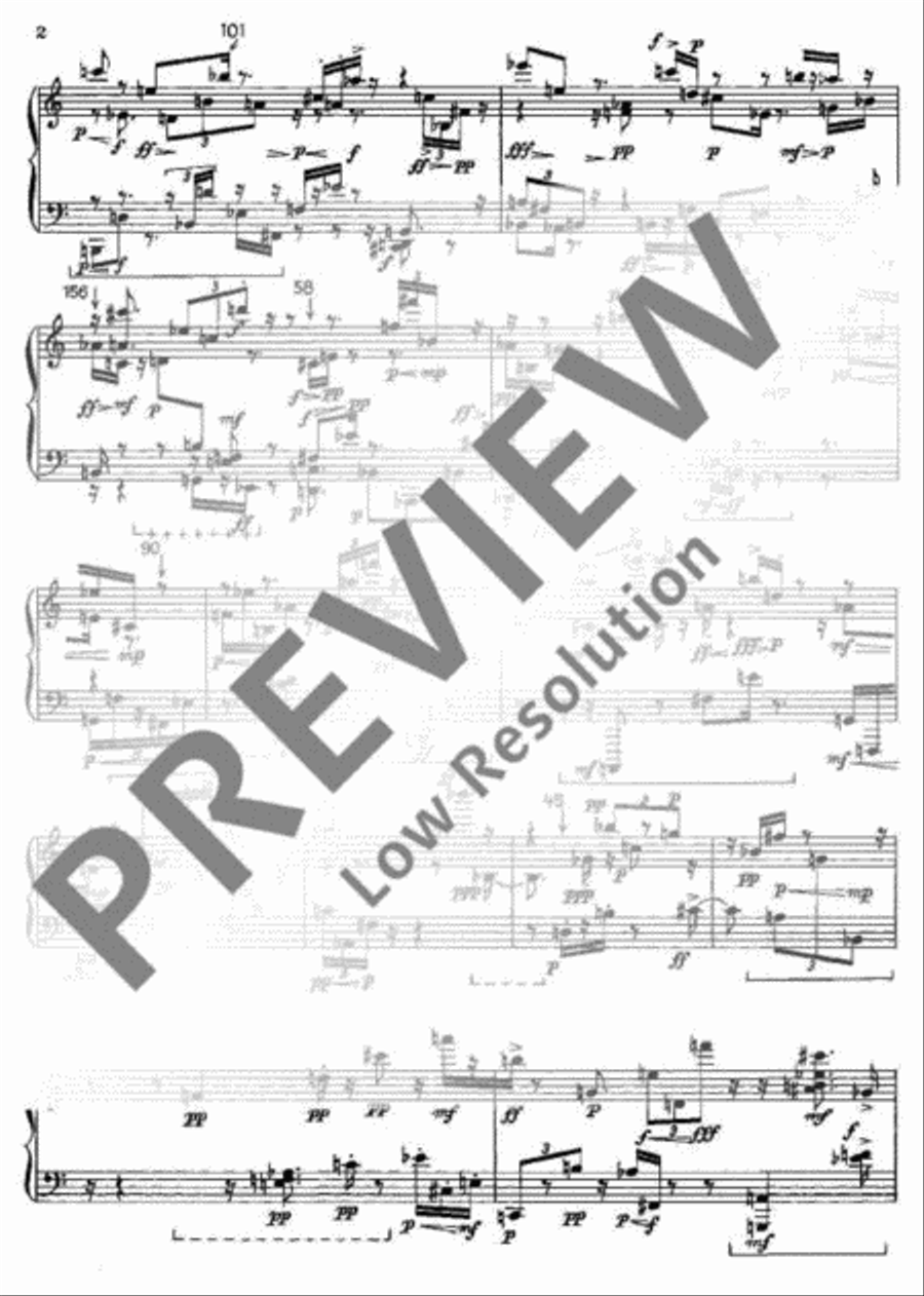 Perspectives for Piano Piano Solo scores gallery preview page 5