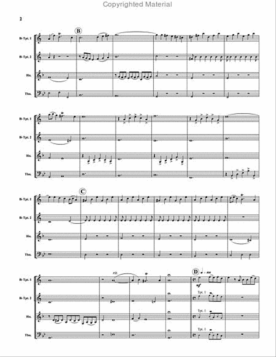 Prelude and Fugue in G Minor, BWV 558 Horn scores gallery preview page 3