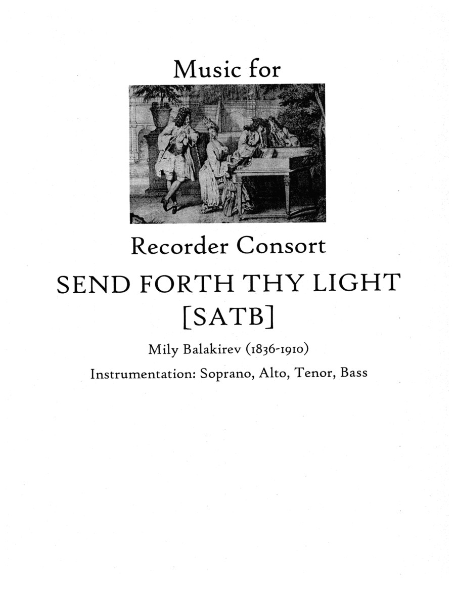 Send Forth Thy Light [SATB] 4-Part scores gallery preview page 1
