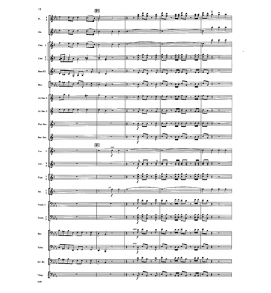Hallelujah Chorus Hallelujah Chorus Concert Band scores gallery preview page 12