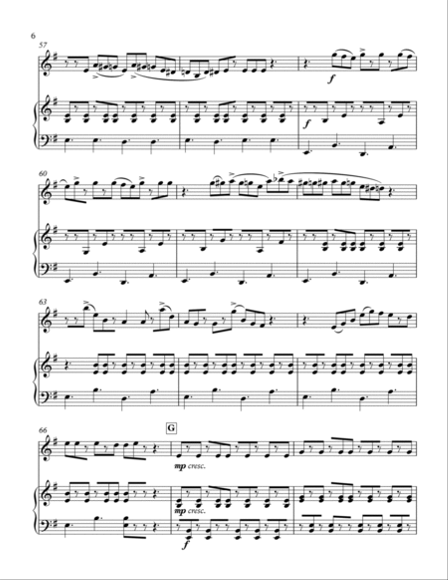 Feast for Clarinet and Bass Marimba Feast for Clarinet and Bass Marimba Clarinet scores gallery preview page 6