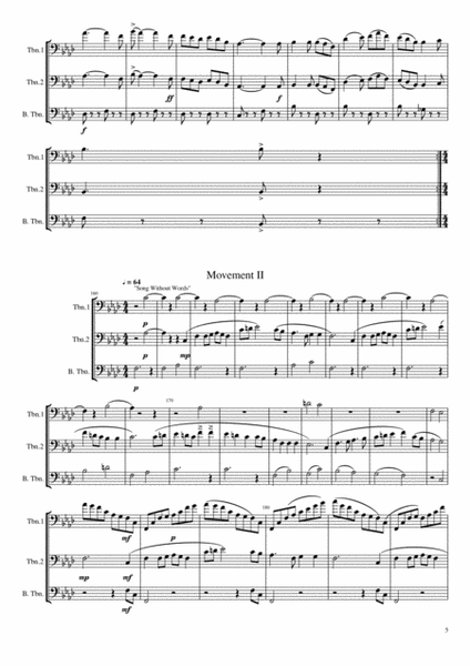 Second Suite in F for Trombone Trio
