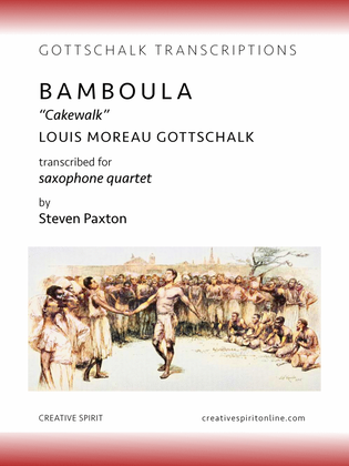 BAMBOULA for saxophone quartet
