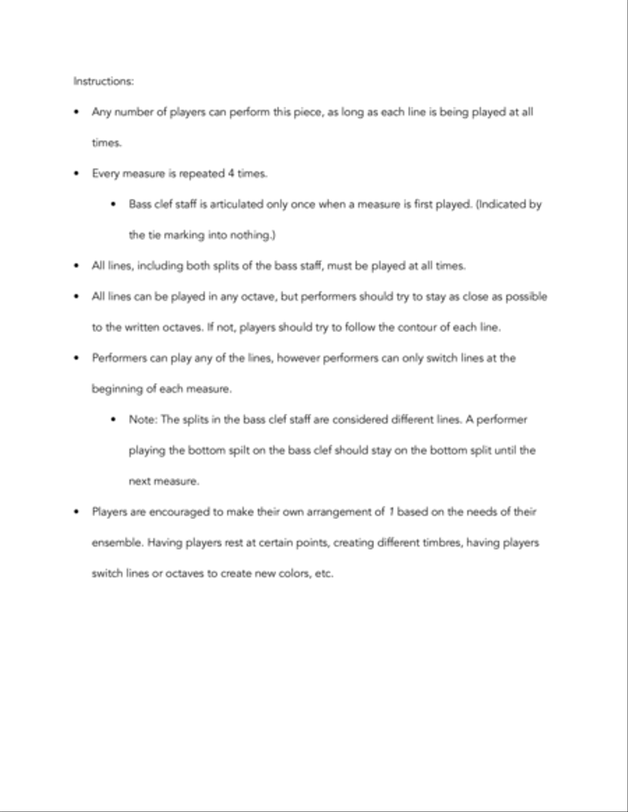 1 - A Piece for Any Instrumentation Large Ensemble scores gallery preview page 2
