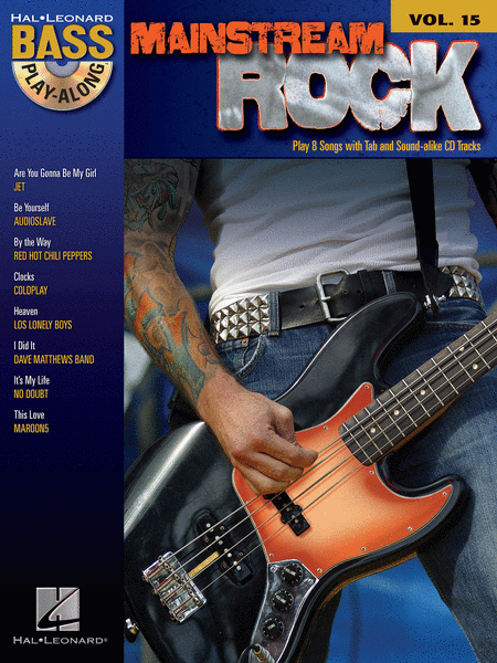 Mainstream Rock (Bass Play-Along Volume 15)