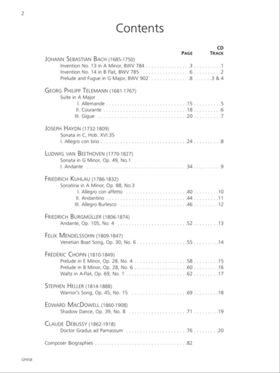 Essential Piano Repertoire - Level Eight Piano Method scores gallery preview page 5