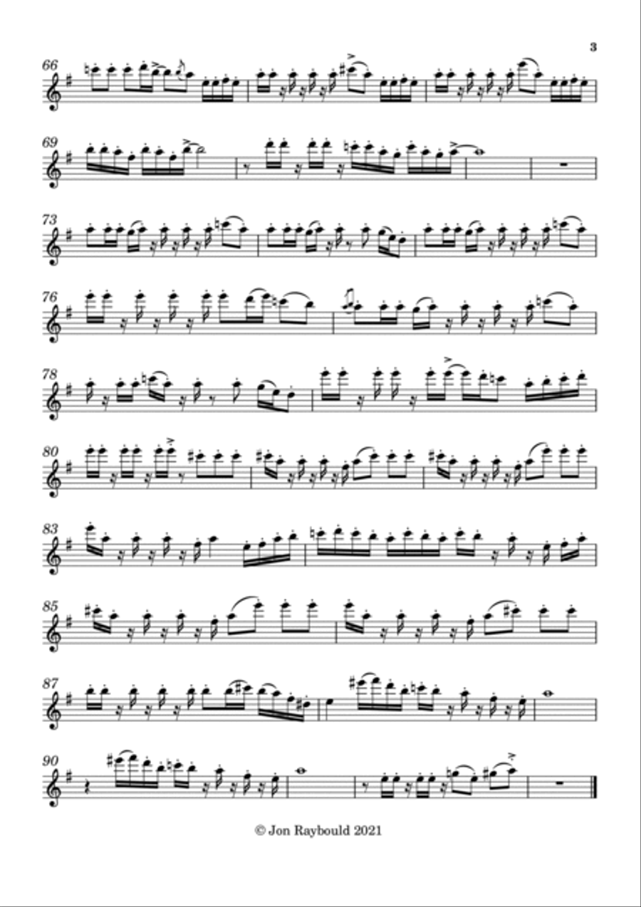 Livewire! Livewire! Flute Solo scores gallery preview page 3