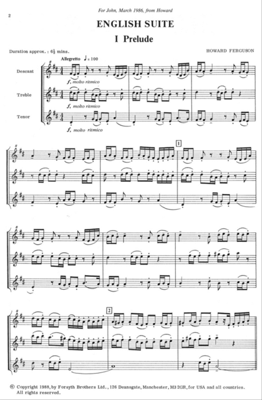 An English Suite Recorder scores gallery preview page 2