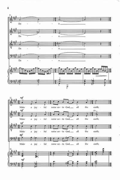 Jubilate Deo (SATB) image number null