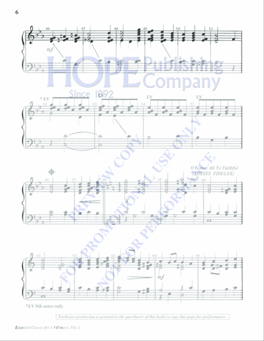 Essential Classics for 2-3 Octaves, Vol. 1 (Reproducible) 3-Octaves scores gallery preview page 8