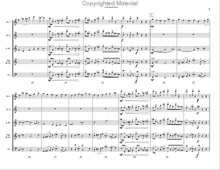 Calculated Chaos: Phase II Cello scores gallery preview page 4