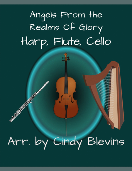 Angels From the Realms of Glory, for Harp, Flute and Cello image number null