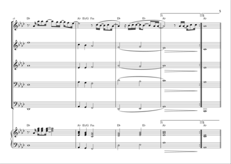 Goodness Of God Goodness Of God Brass Ensemble scores gallery preview page 5