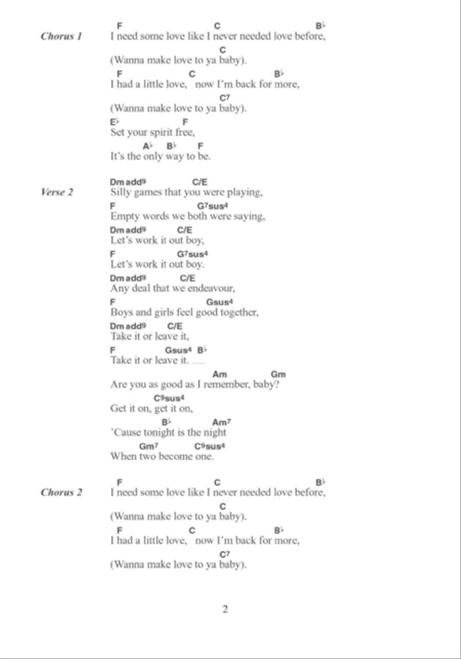 2 Become 1 Acoustic Guitar scores gallery preview page 2