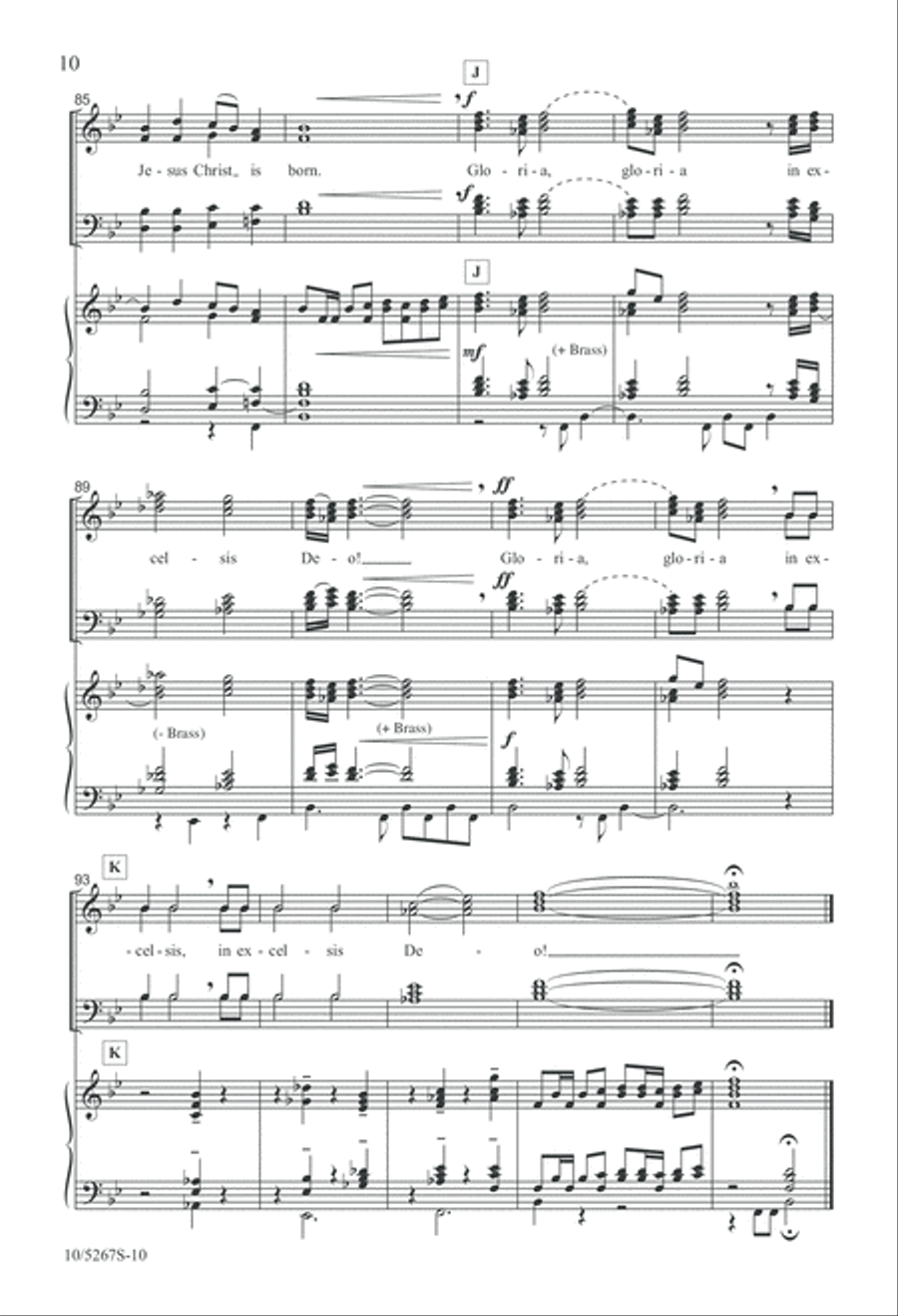 Christmas Gloria 4-Part scores gallery preview page 10