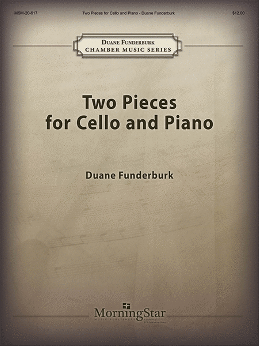 Two Pieces for Cello and Piano Piano Accompaniment scores gallery preview page 1
