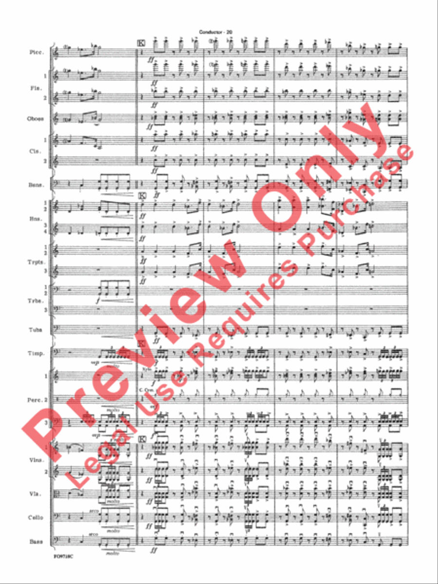 The Empire Strikes Back Medley Full Orchestra scores gallery preview page 23