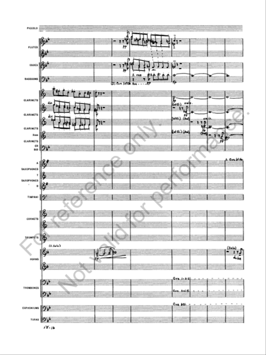 Oberon Concert Band scores gallery preview page 18