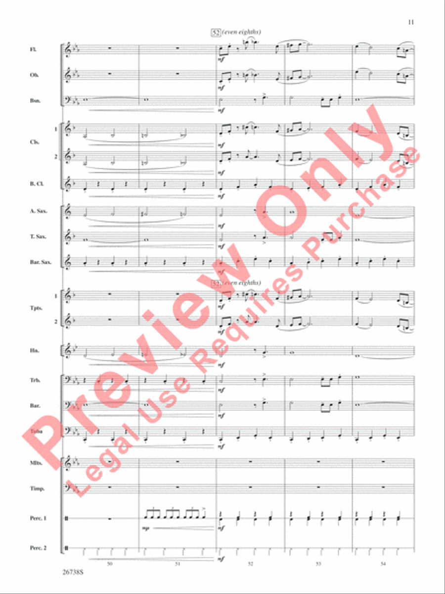 Superheroes R Us Concert Band scores gallery preview page 12