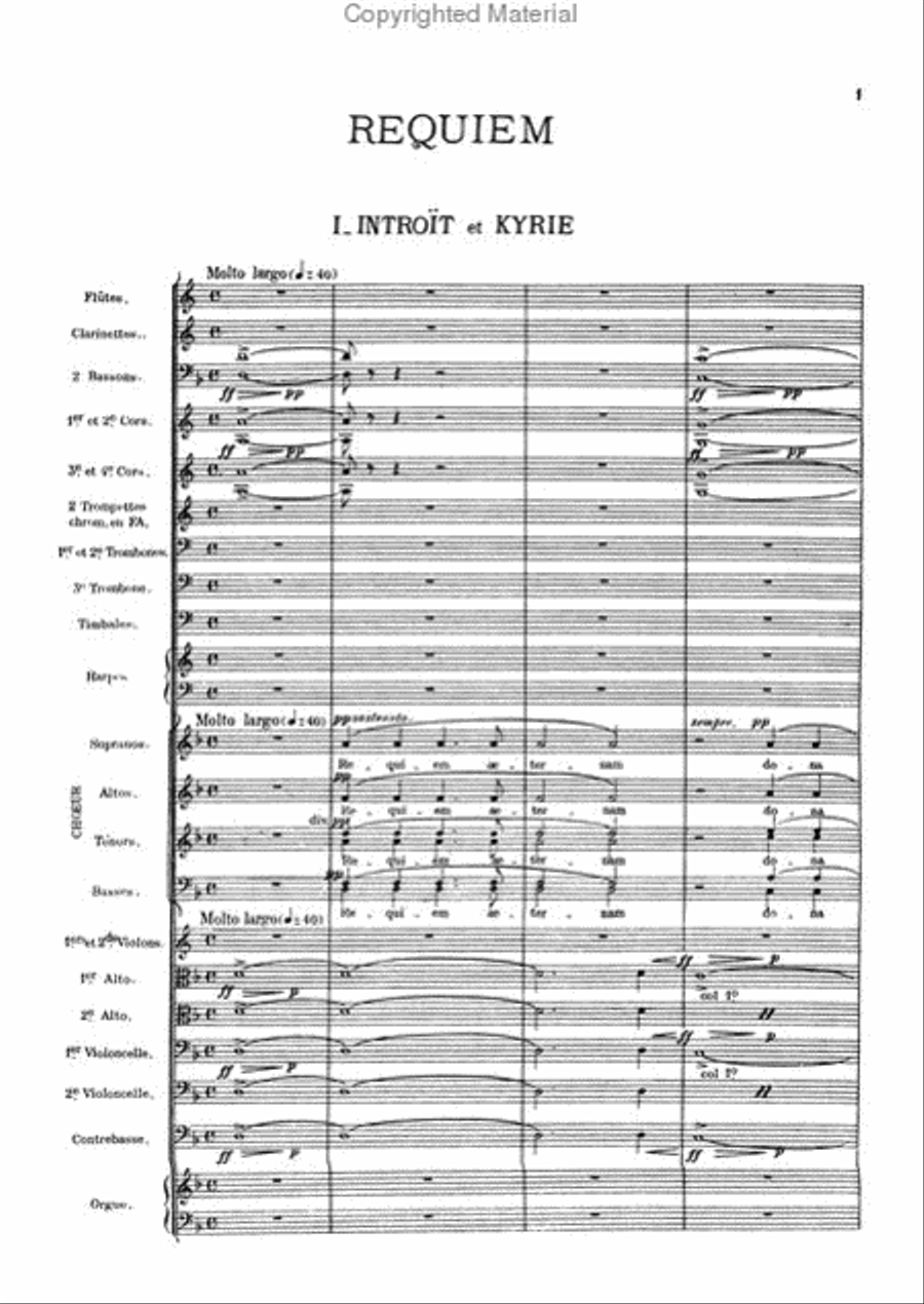 Requiem in Full Score Choir scores gallery preview page 2