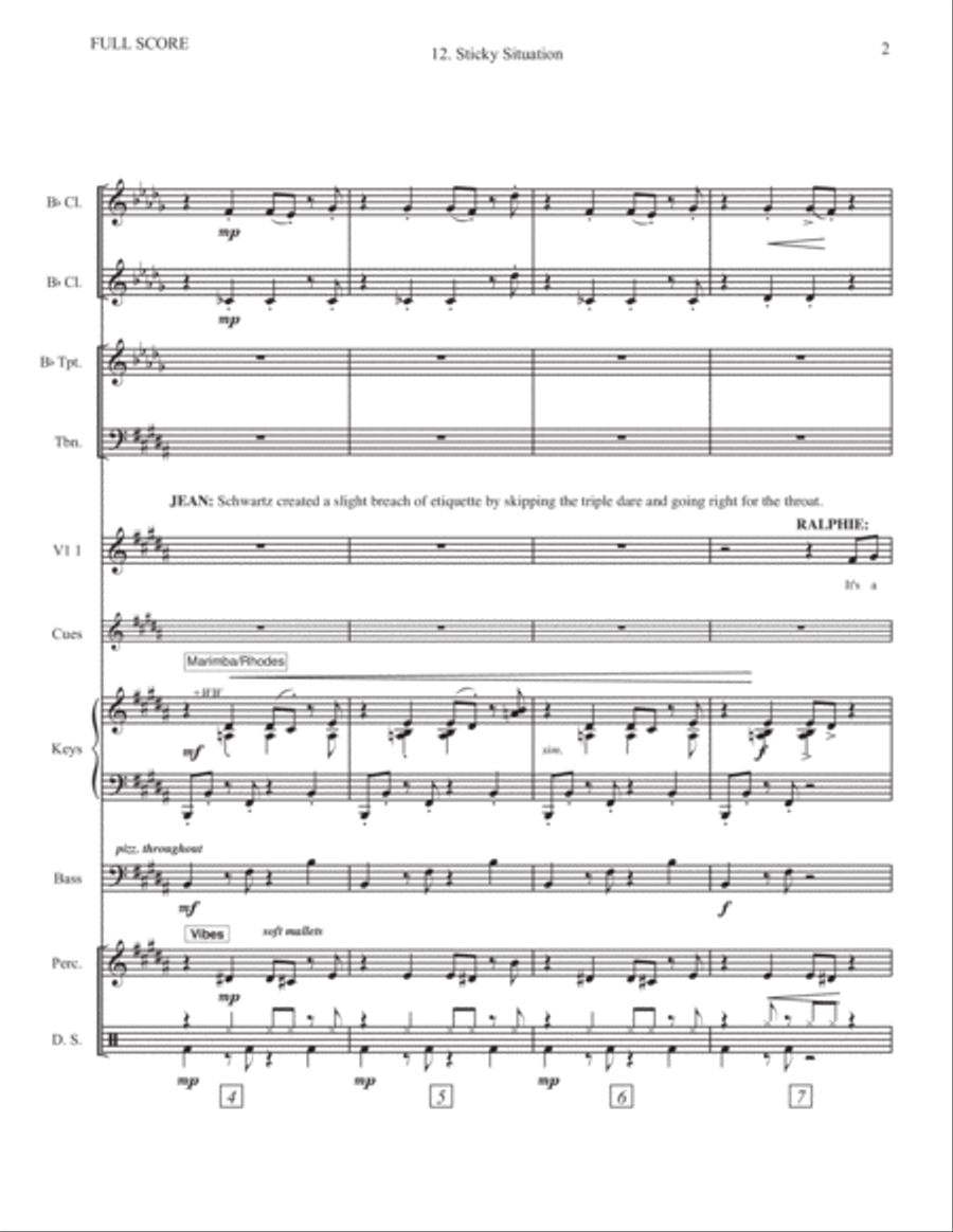 Sticky Situation Large Ensemble scores gallery preview page 4