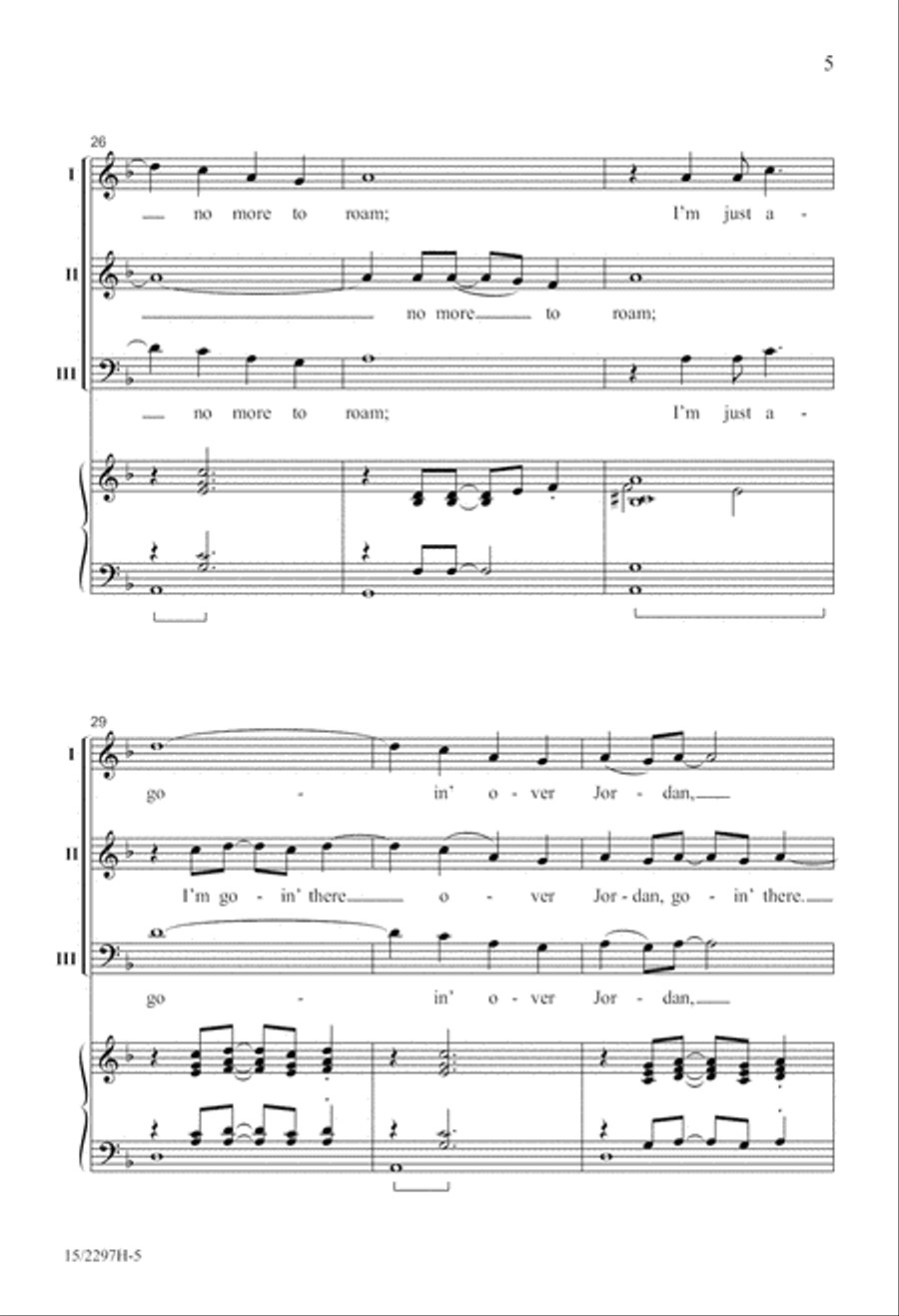 Wayfarin' Stranger Wayfarin' Stranger 3-Part scores gallery preview page 6
