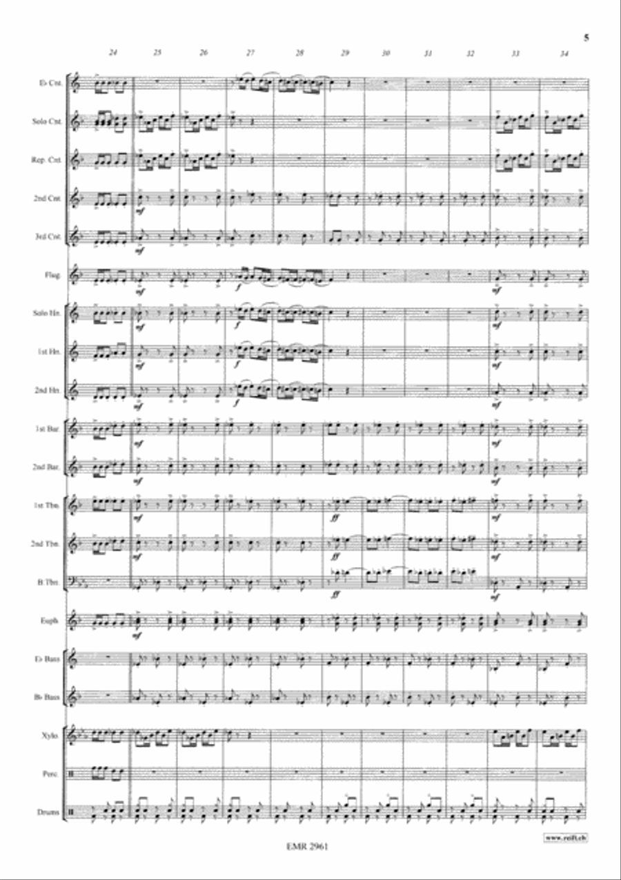 The Clowns The Clowns Brass Band scores gallery preview page 6