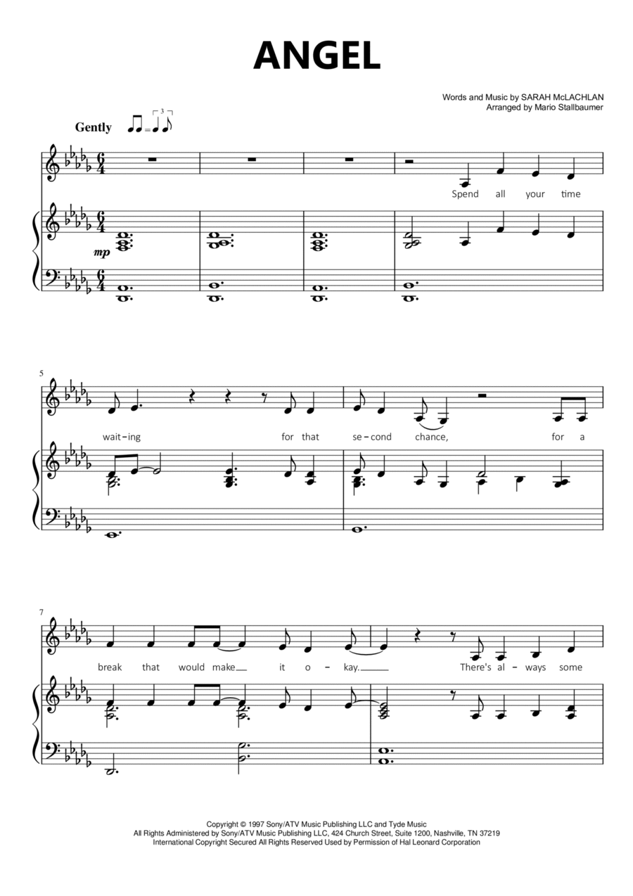 Angel Voice scores gallery preview page 1