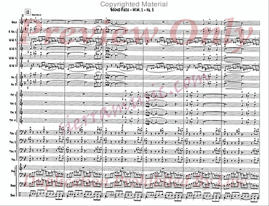 Sound Piece For Jazz Orchestra Big Band scores gallery preview page 4