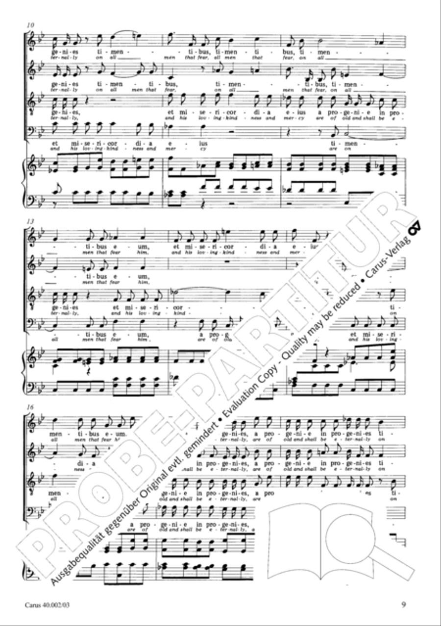 Magnificat Magnificat SA scores gallery preview page 10