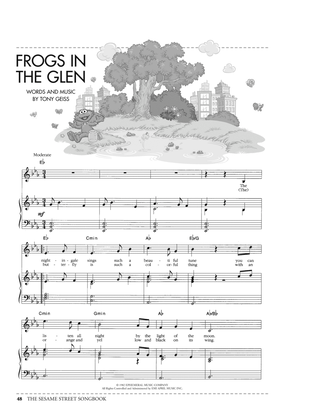 Book cover for Frogs In The Glen (from Sesame Street)