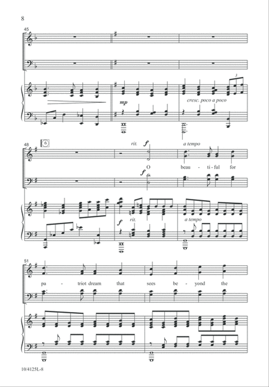 America 4-Part scores gallery preview page 8