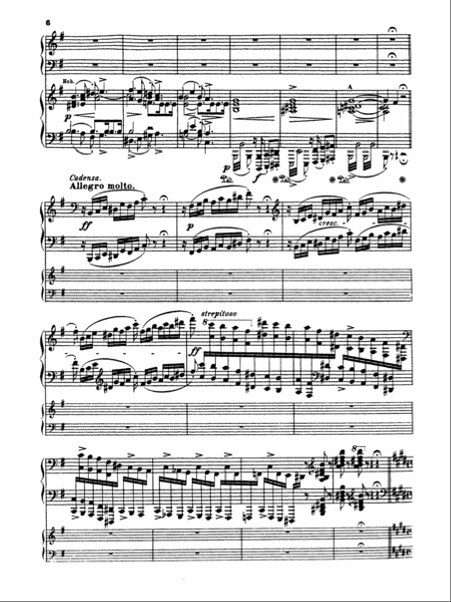 Liszt: Hungarian Fantasy Liszt: Hungarian Fantasy Piano Duet scores gallery preview page 6