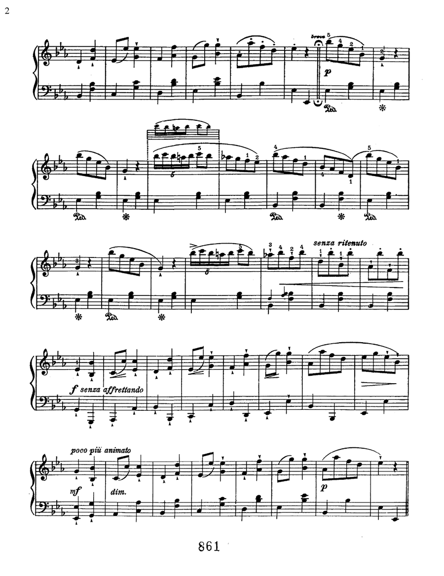 Ecossaises (6), Woo 83 Piano Solo scores gallery preview page 2