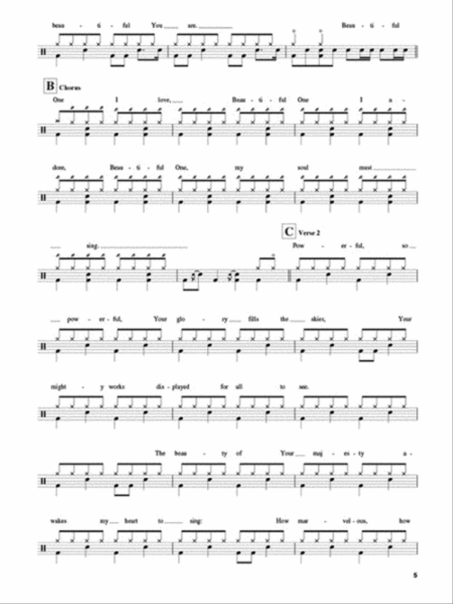 Modern Worship Modern Worship Drum Set scores gallery preview page 6