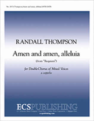 Book cover for Requiem Part V. The Leave-taking: 5. Amen and amen, alleluia