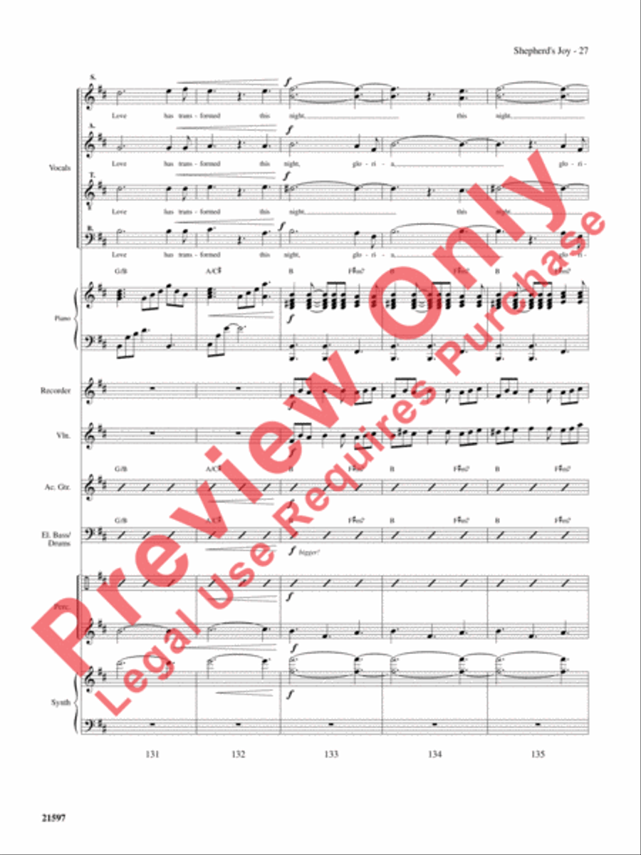 Shepherd's Joy Choir scores gallery preview page 28