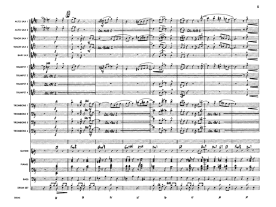 You Can't Get There From Here! Jazz Ensemble scores gallery preview page 6