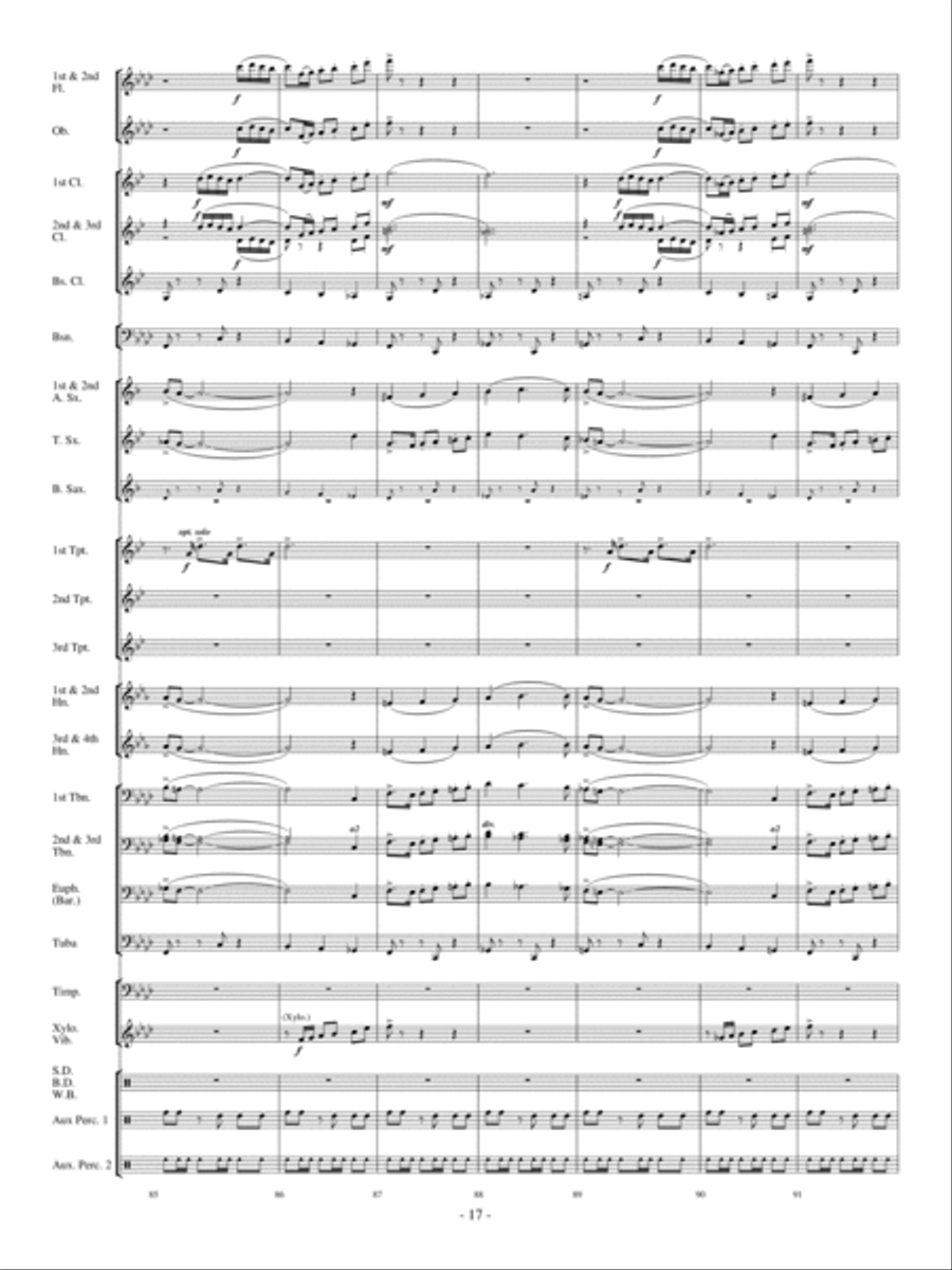 Costa del Sol Concert Band scores gallery preview page 16
