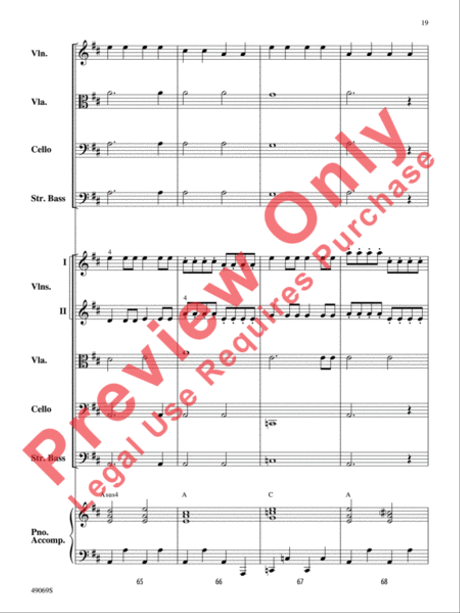 Hunters of Avatar String Orchestra scores gallery preview page 20