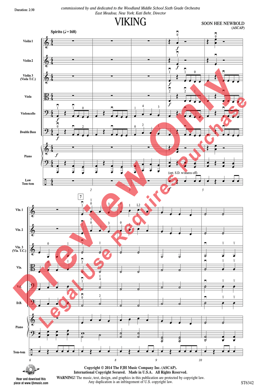 Viking String Orchestra scores gallery preview page 3
