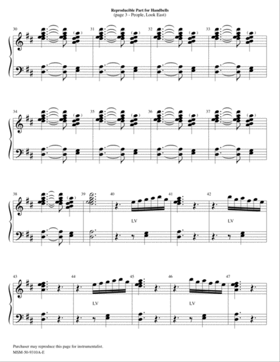 People, Look East Choir scores gallery preview page 3