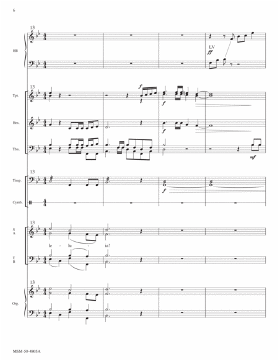 On Earth Has Dawned this Day of Days Choir scores gallery preview page 6