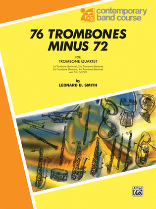 Book cover for 76 Trombones Minus 72