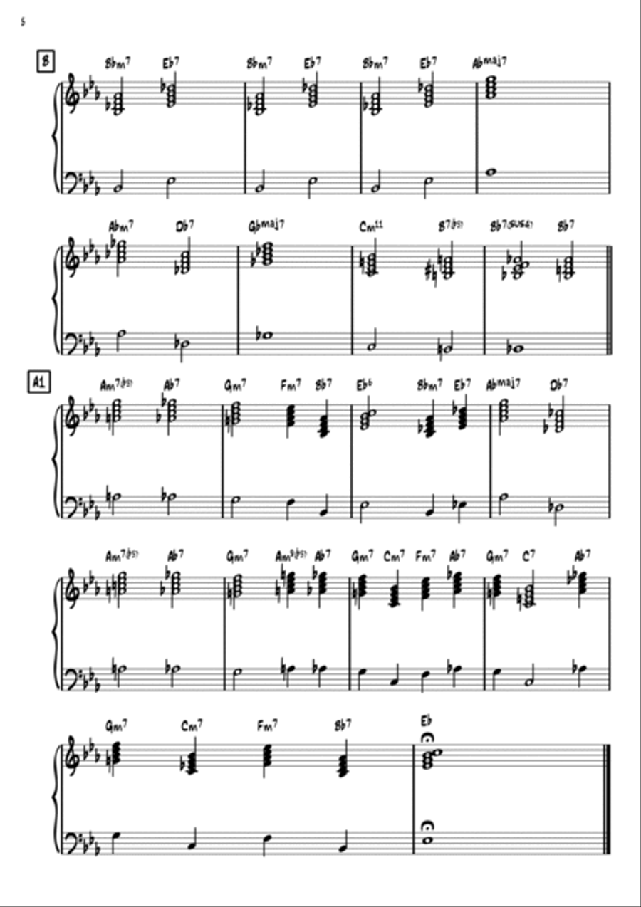 The Christmas Song (chestnuts Roasting On An Open Fire) Easy Piano scores gallery preview page 6